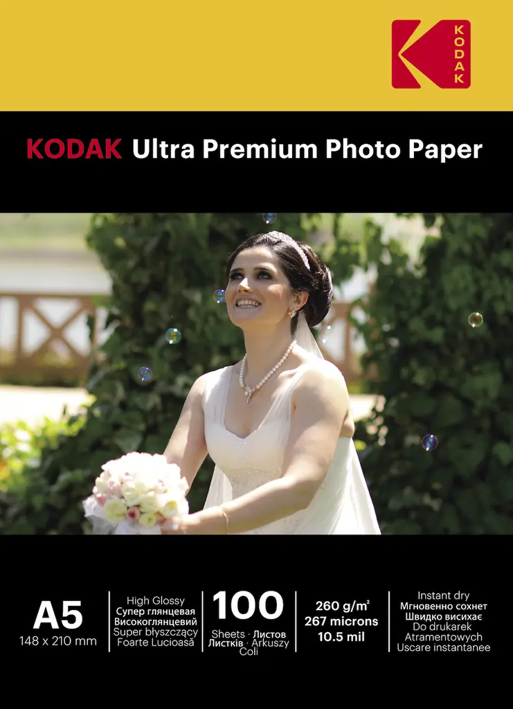KODAK Ultra Premium Glossy 15x21 260g 100 sheets A5