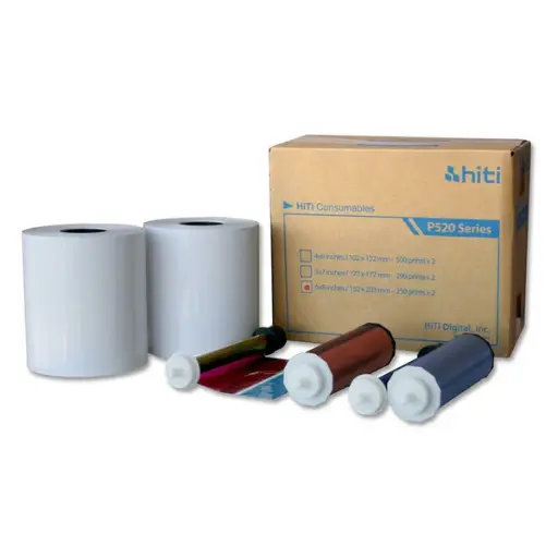 HiTi P520L & P525L 15x21 cm (6x8")Print Kit (500 Prints)